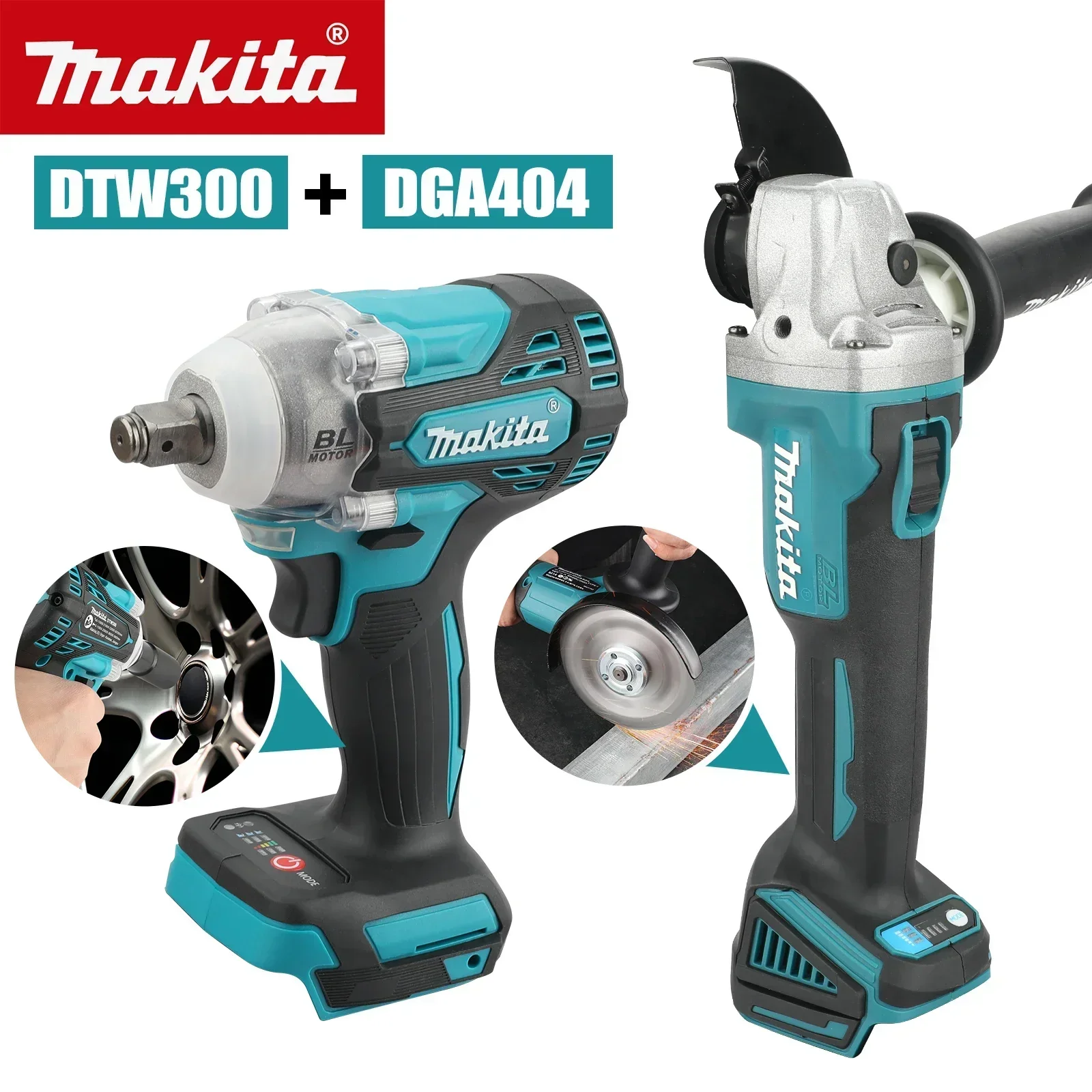 Makita Drill Dtw300 - Набор инструментов Makita 18В: ударный гайковерт