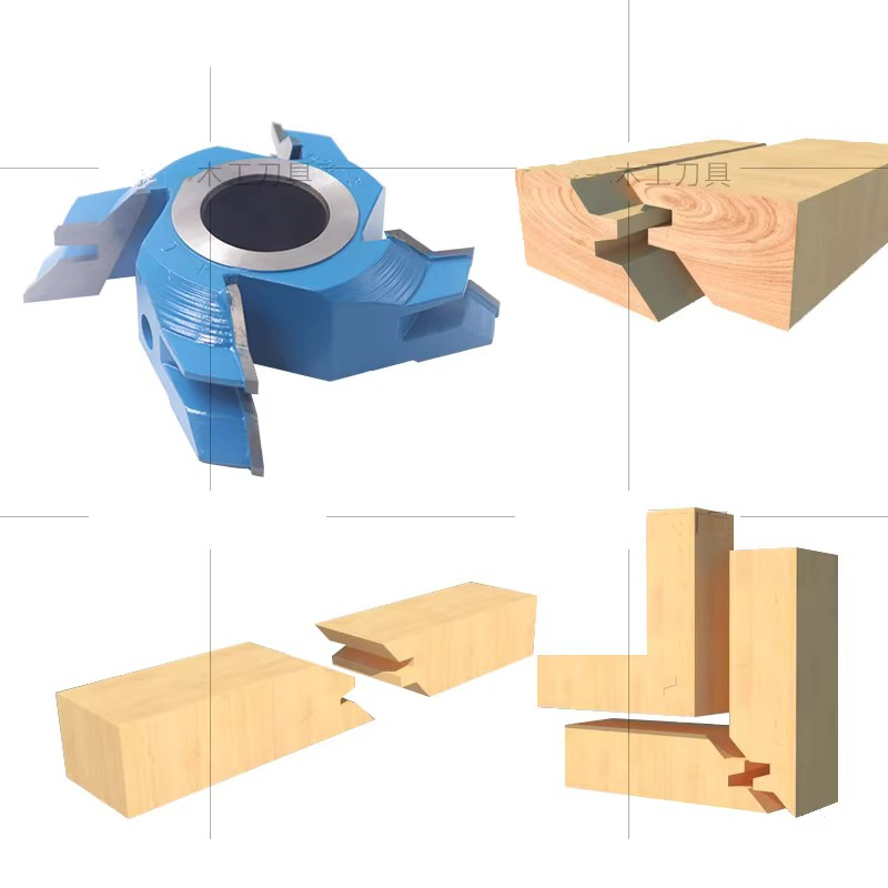 Woodworking Jointer - Фреза для сращивания под 45 градусов,