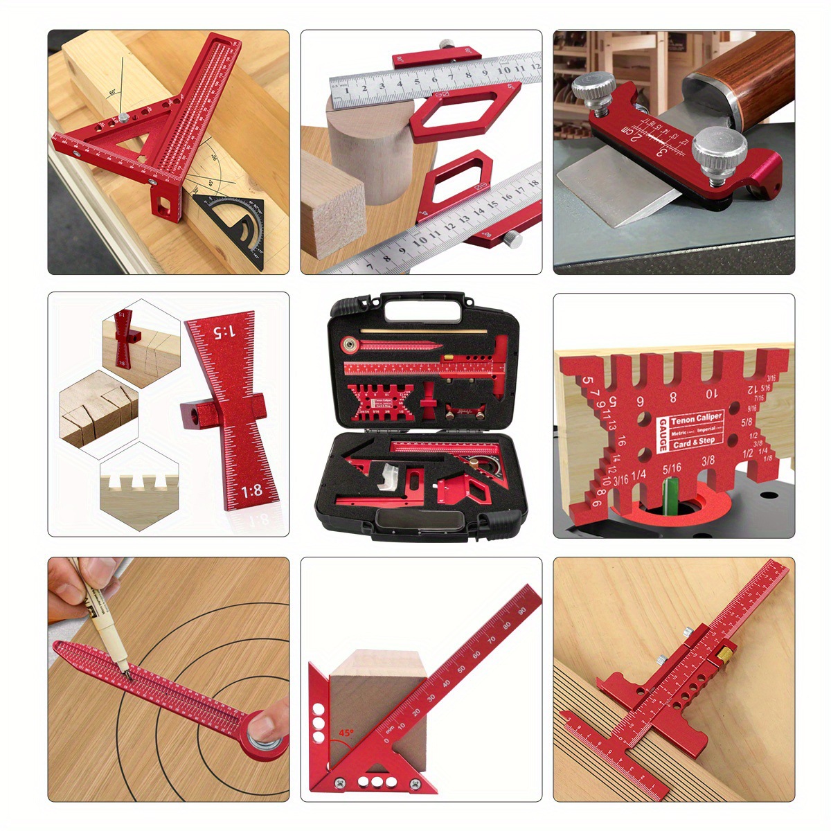 Woodworking Plans Free - Набор из 10 столярных измерительных инструментов