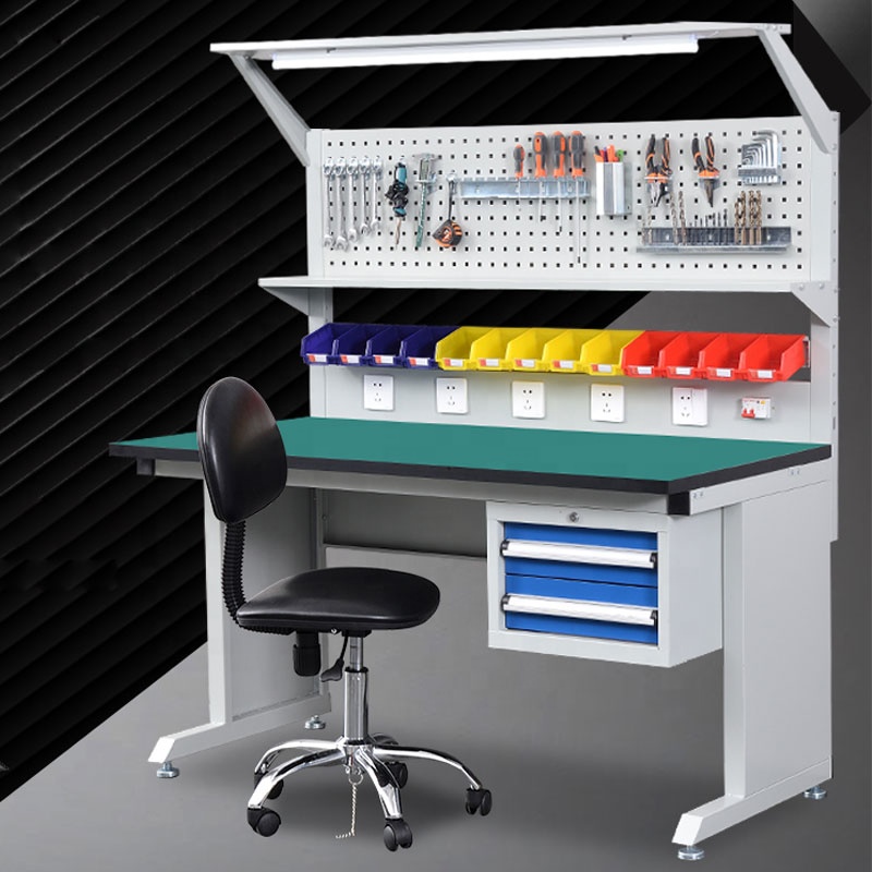 Woodworking Workbench - Регулируемый антистатический верстак из холоднокатаной стали