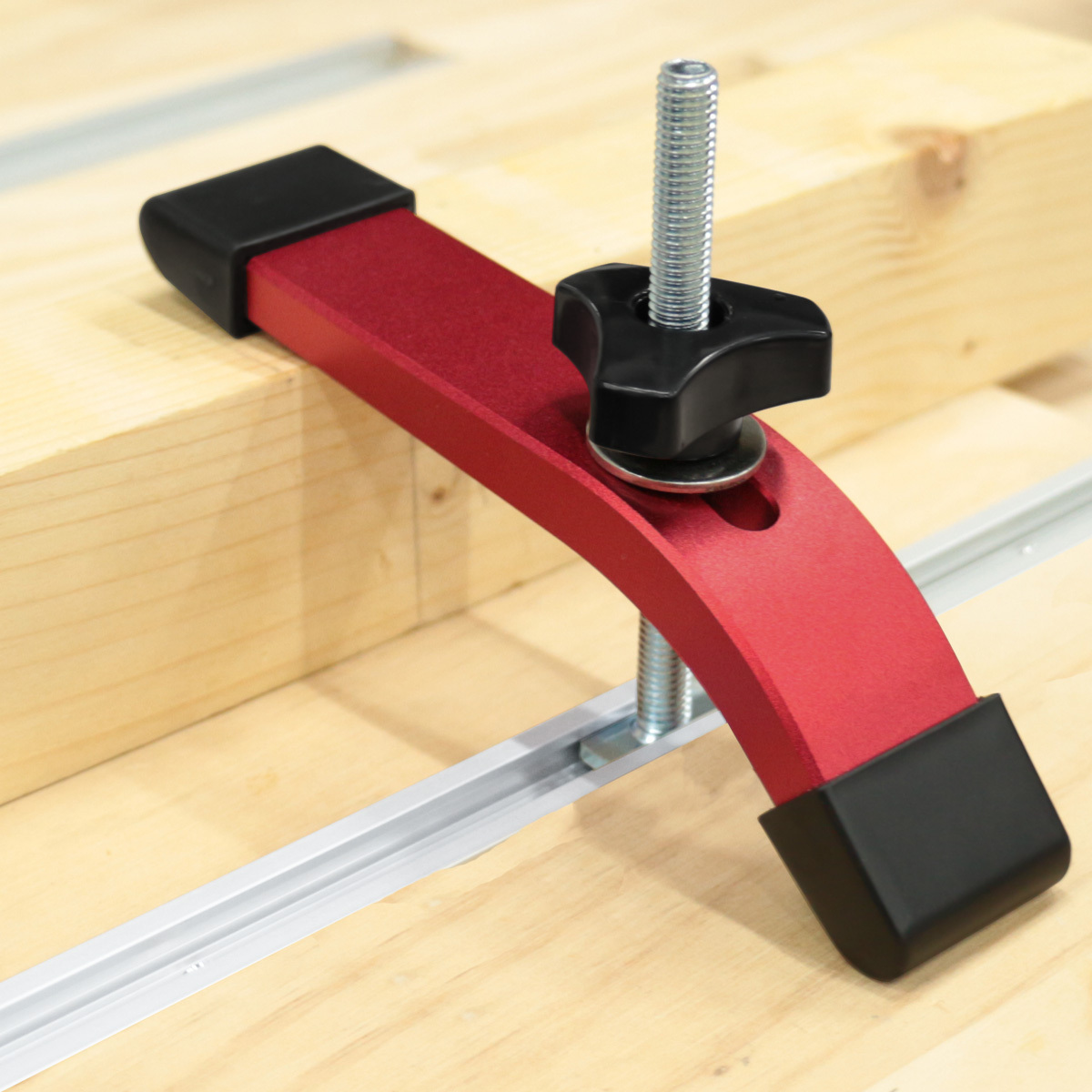 Woodworking Plan - Деревообрабатывающий стол, быстродействующие зажимы из алюминиевого