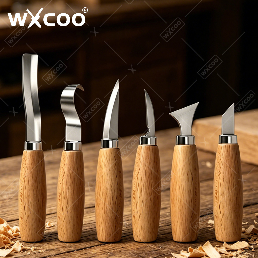 Woodworking Basics - Эргономичный нож-долото WXCOO для резьбы по