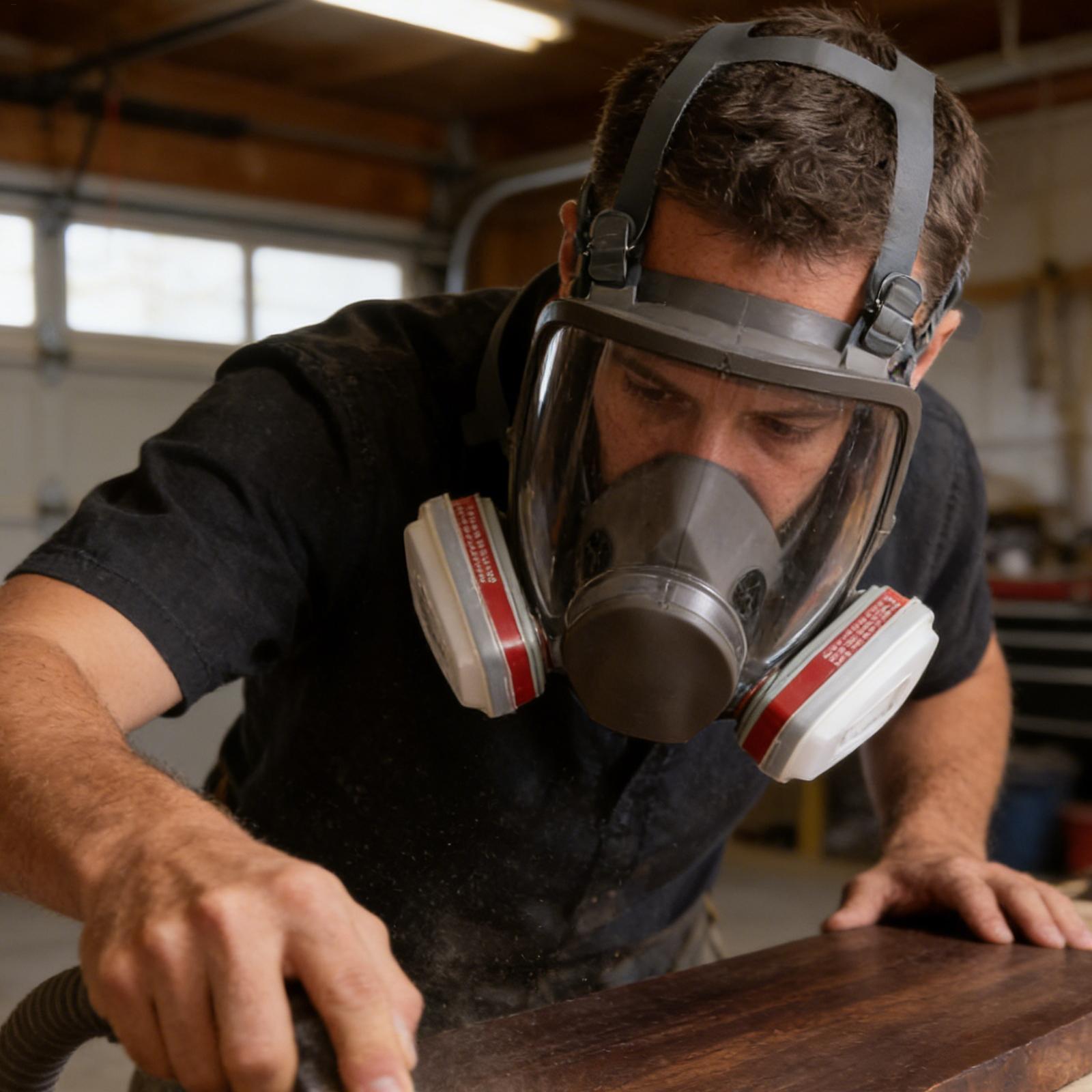 Многоразовая пылезащитная маск – обзор и цена Woodworking Face Shield