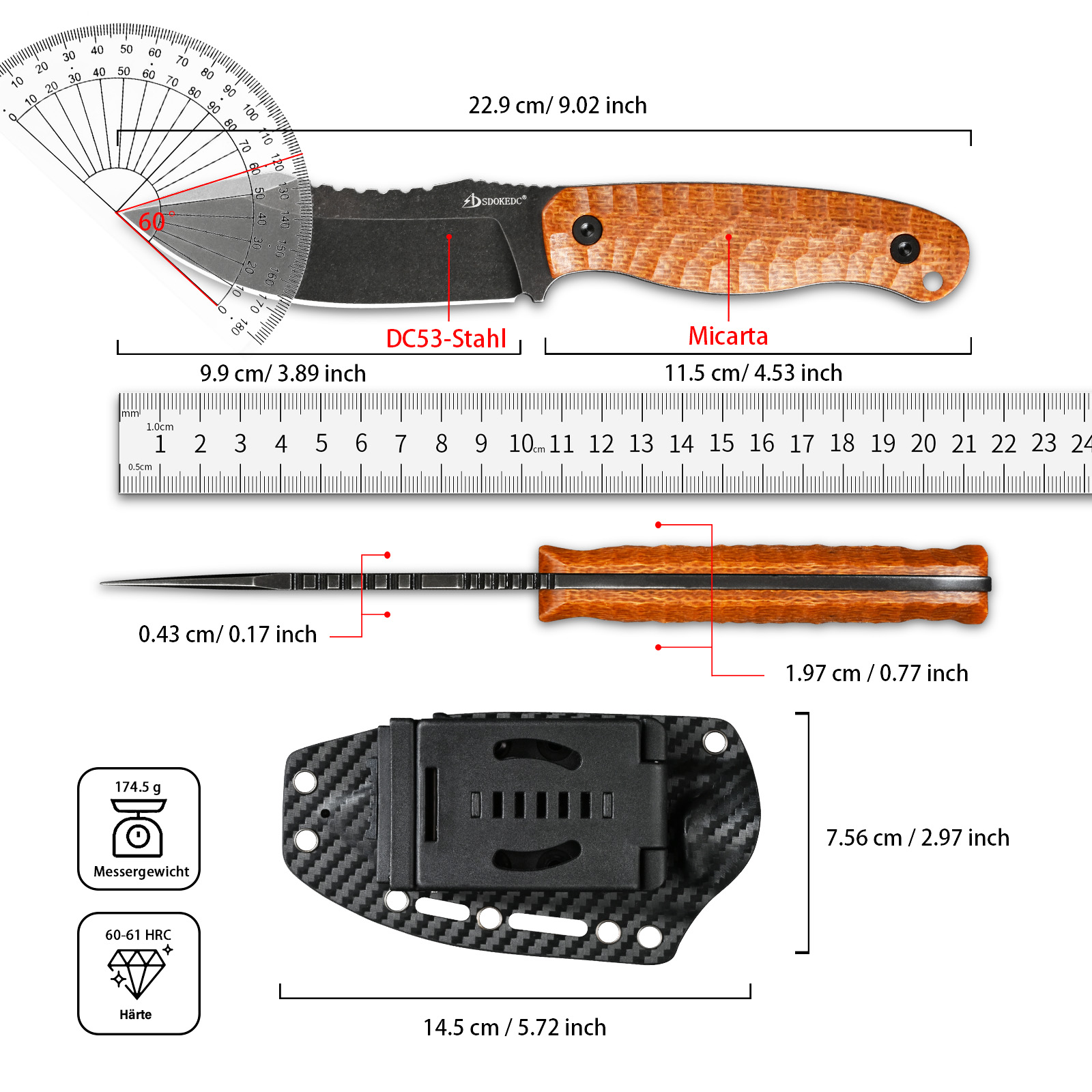 Универсальный нож SDOKEDC DC53 – обзор и цена Woodworking Gifts For Men