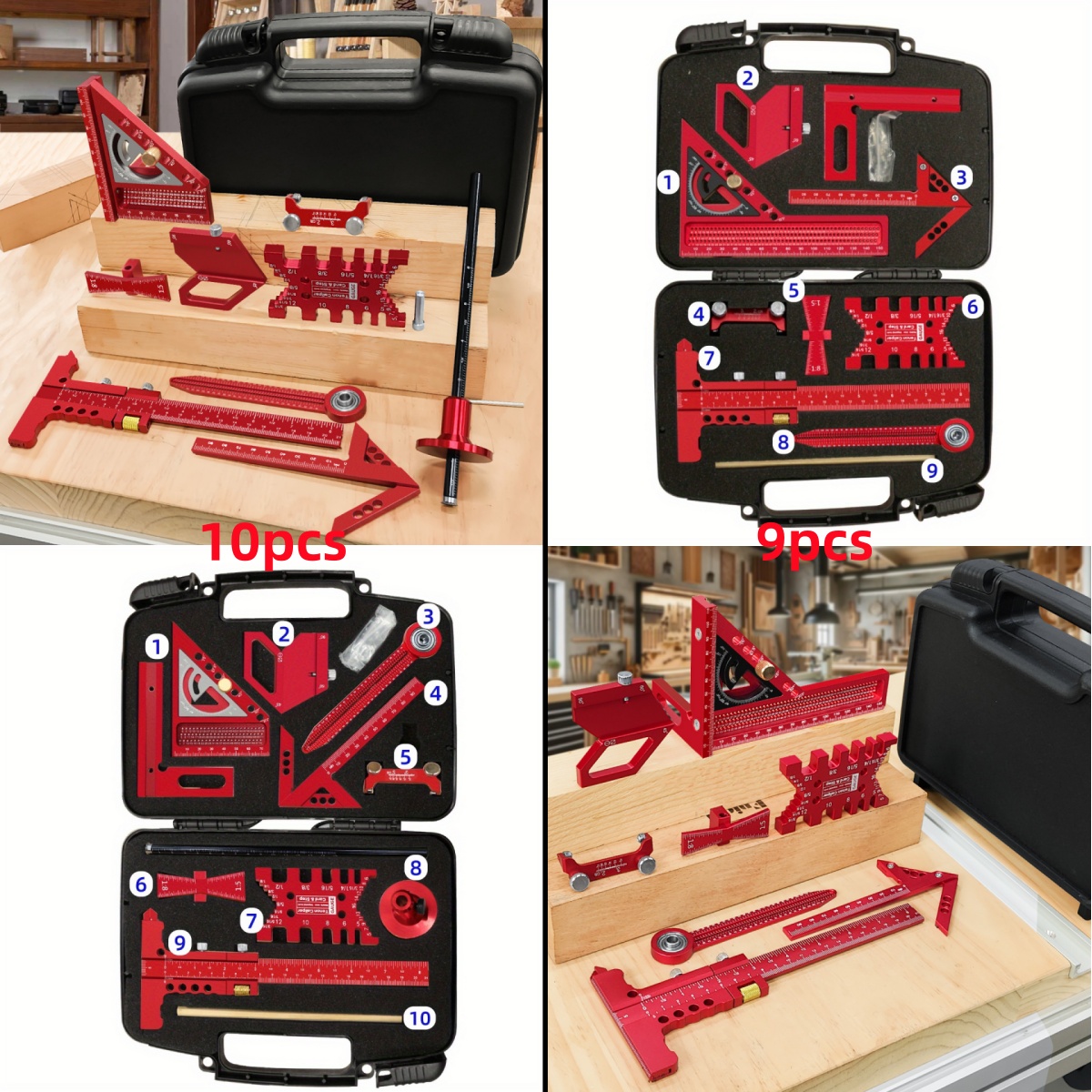 9 шт./10 шт. набор измерительн – обзор и цена Woodworking Plans Free